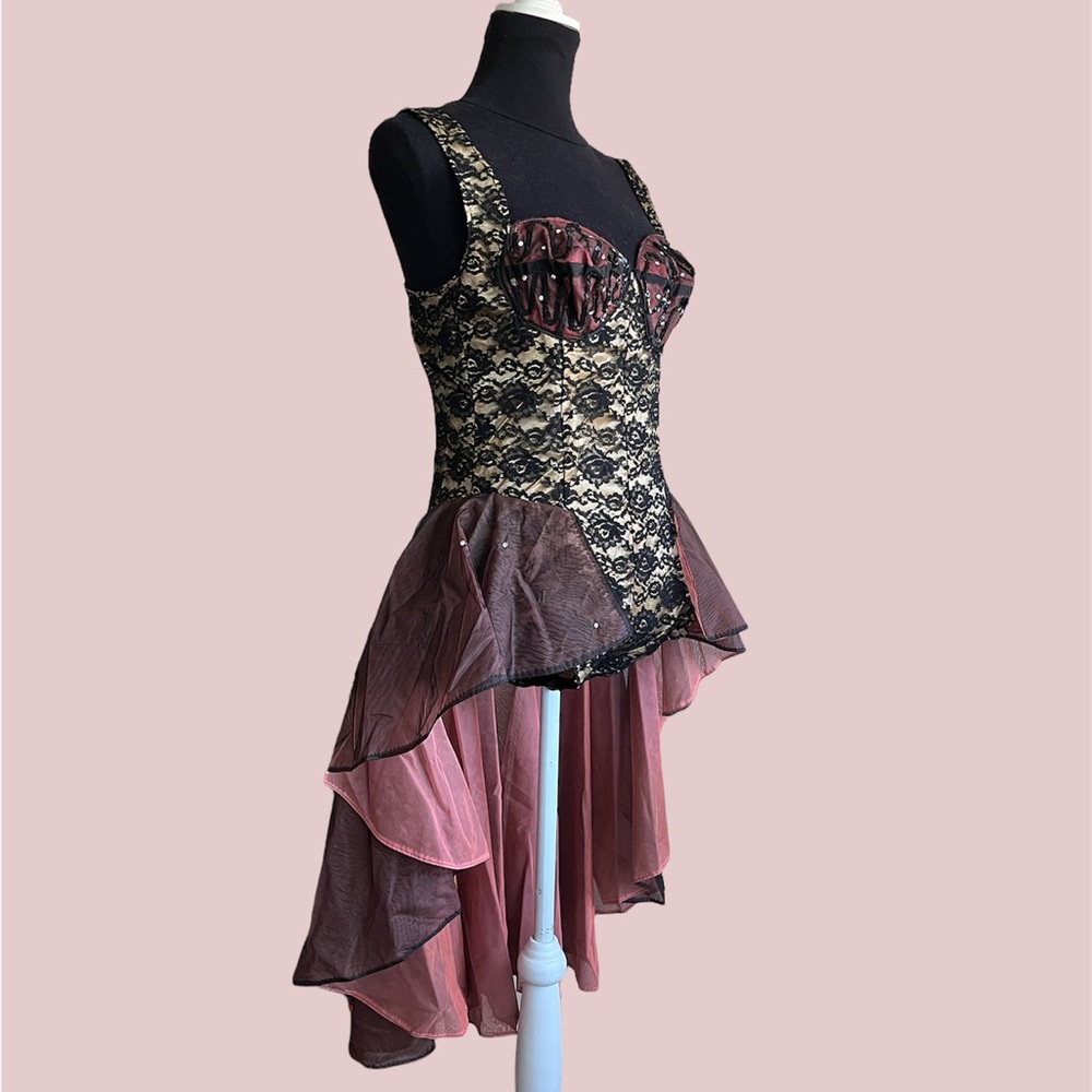 Vintage 40s 50s Showgirl Circus Costume